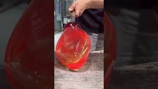 🔥 From Flame to Frame: Crafting a Murano Glass Vase! 🌪️ #muranoglass #glassblowing #artandcraft