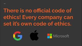 Software engineering code of ethics