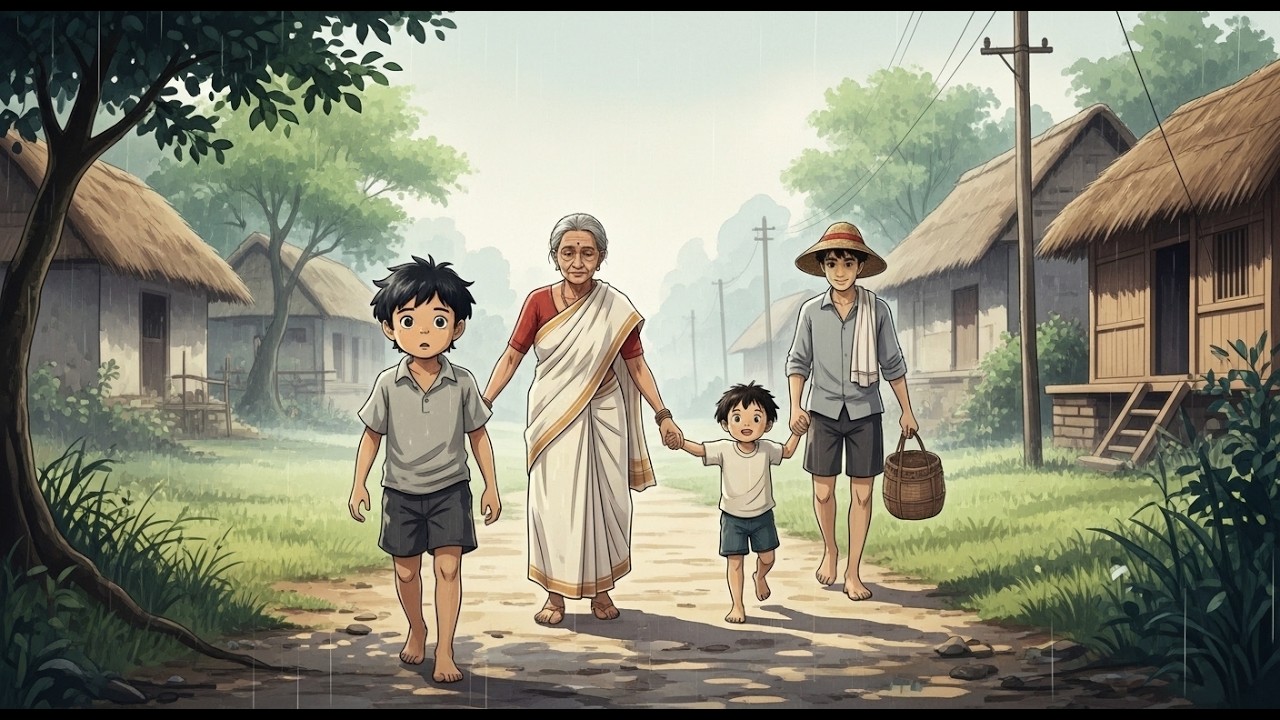 Peaceful Rainy Village Life  | Slow Living Ghibli-Inspired Film