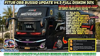 UPDATE OBB BUSSID V4.5 TERBARU !!! SPESIAL NPC PEJALAN KAKI - SOUND ENGINE MERCY OH1521 PREMIUM