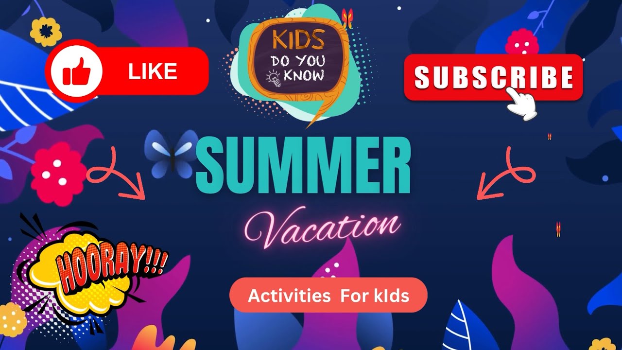 Best Summer Camp Games for Kids | Fun Activity Learning | Self Development 🧒👧🏃‍♂️🧘😎 @kidsdoyouknow
