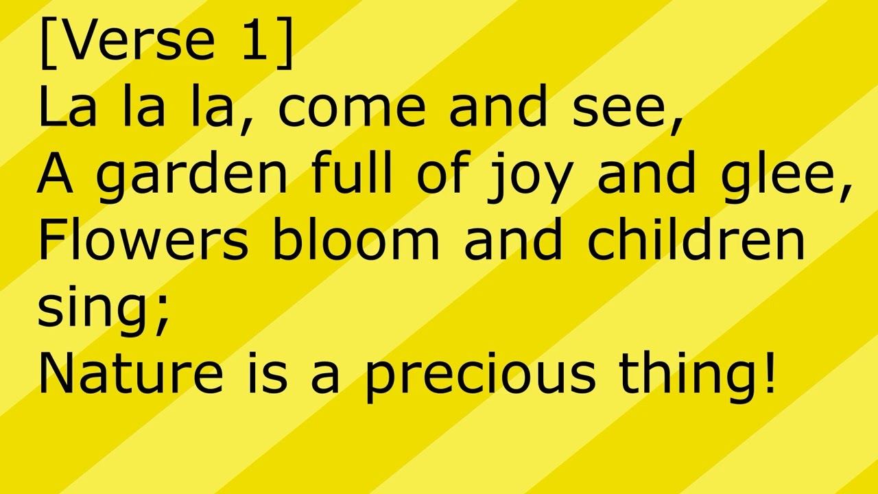 Save Our Earth (Green Garden Song)