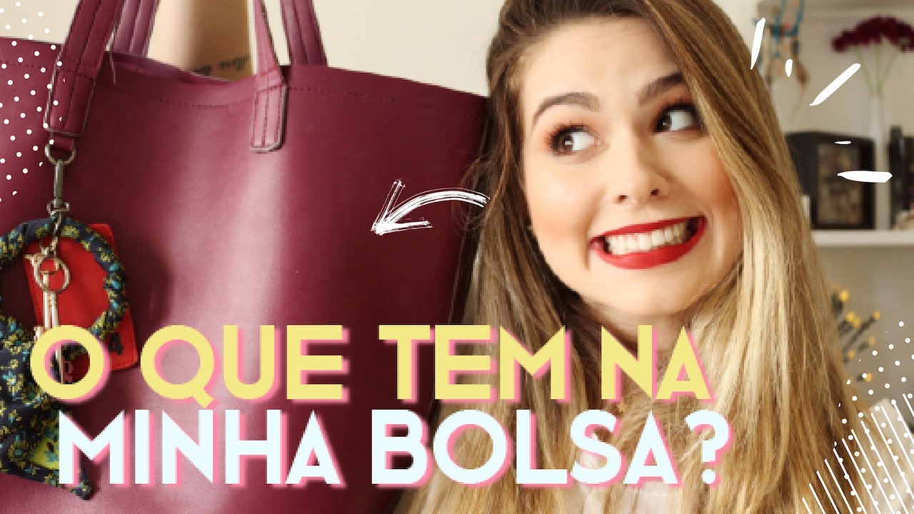O QUE TEM NA MINHA BOLSA DO DIA A DIA? | Mylena Matos