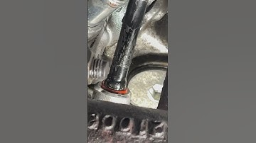 Replacing o rings on a dipstick tube be like