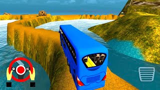 Dangerous Road - Bus Driving Offroad Simulator Gameplay #1 screenshot 3