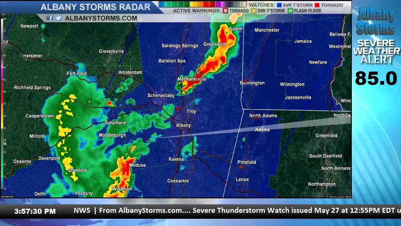 Albany Storms Severe Weather Stream 5/27/15 YouTube