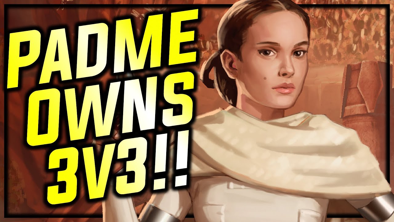 Padme OWNS 3v3 Star Wars Galaxy Of Heroes YouTube Padme OWNS 3v3 Star Wars Galaxy Of Heroes YouTube