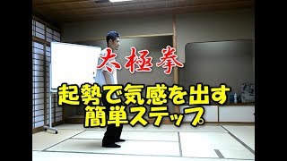 【太極拳】起勢で気感（気の感覚）を出す簡単ステップ〈１〉（＃160）