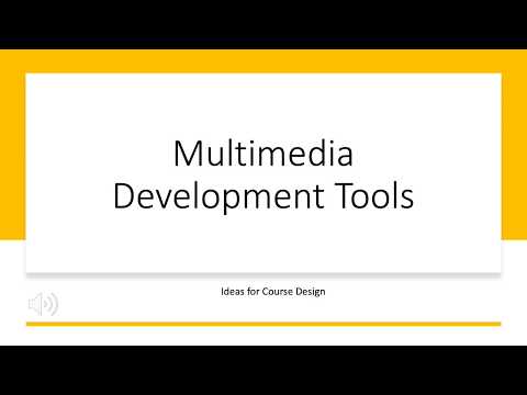 Multimedia Development Tools