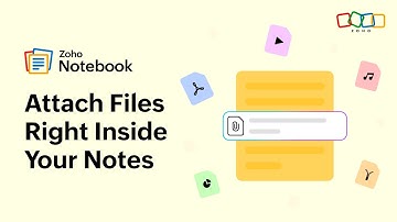 Attach Files to Your Notes in Zoho Notebook