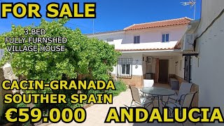 Fully renovated village house for sale in Cacin, Andalucia Spanish property for sale