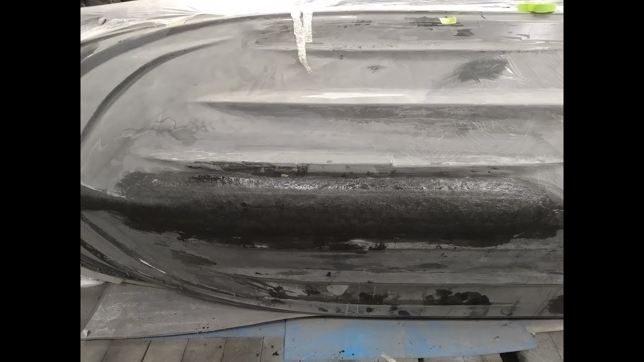 Ремонт корпуса гидроцикла - YouTube