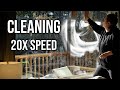 SPEED CLEANING MY HOUSE | 20x SPEED WITH CLEANING SOUNDS