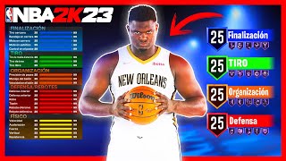 La BUILD de ZION WILLIAMSON es IMPARABLE  - Como CREAR a ZION WILLIAMSON en NBA 2K23