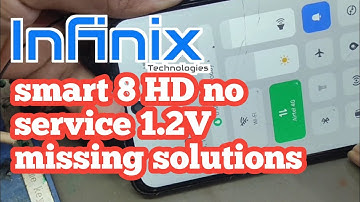 Infinex smart 8 HD no service 1.2V missing solutions