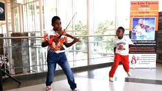 The Migos - "Walk It Talk It" (violin cover) Adam & Tyler Butler-Figueroa Violinist at Triangle Mall screenshot 4