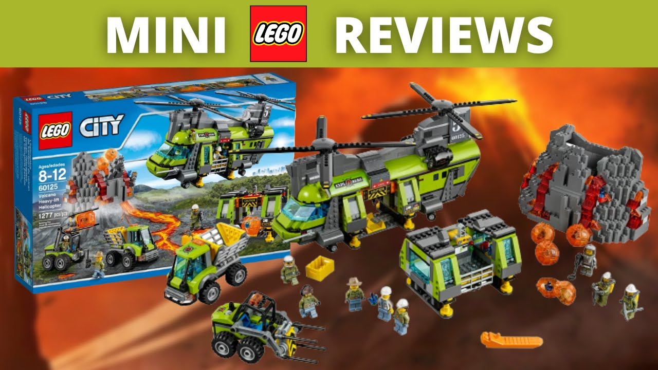 60125 Volcano Heavy-Lift Helicopter - LEGO City MINI Review -