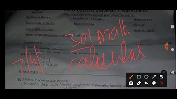 Past papers GCUF Sub Campus 07-04-2022 All subject all semester