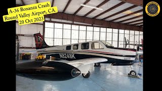 N8248K A-36 Bonanza 2 Fatalities N. CA 20 Oct 2023