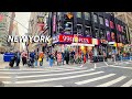 New york city walking tour 4k  7th avenue  manhattan new york