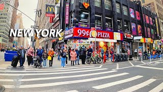 New York City Walking Tour 4K - 7th Avenue - MANHATTAN, NEW YORK