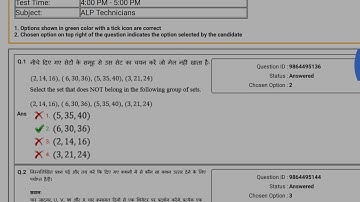 RRB ALP technician August 2018 full question paper - alp question paper 29 August 2018 shift 3