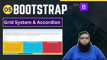 🔥 Bootstrap Grid System & Accordion Explained | Bootstrap Tutorial for Beginners 🚀 | Class 05.