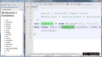 Universidade XTI   JavaScript   20  Estrutura de Loop  for in )