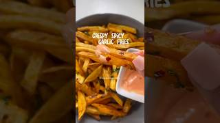 Crispy spicy garlic fries ? food friesshortsvideo foodshorts shorts