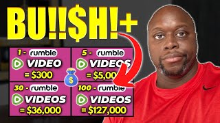 Earn BIG: $283 Per Video With Rumble Affiliate Marketing USING Other Peoples Videos! | STAY AWAY