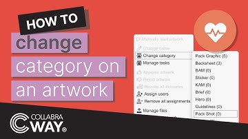 How to Change Category on an Artwork | Design Management | Cway® by Collabra