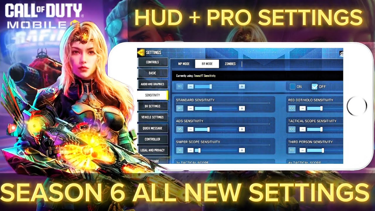 Cod Mobile Sensitivity Best Br Settings & Season 6 All New Settings COD