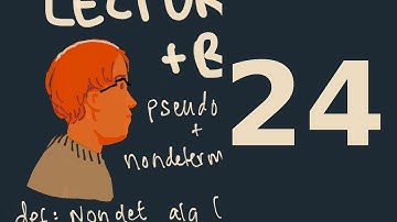 Hardness vs. Randomness I: Graduate Complexity Lecture 24 at CMU