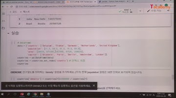 [토크ON세미나] Pandas 기본기 다지기 5강 - Pandas 데이터 다루기 - 인덱싱/슬라이싱/불리언 인덱싱/삭제 | T아카데미