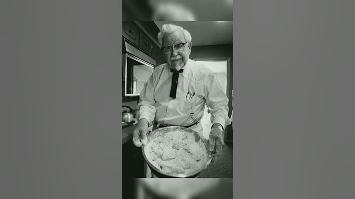 Colonel Sanders| KFC| Never Lose Hope In Any Age| Even 60's Works