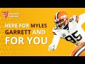 University hospitals  were here for myles garrett and for you