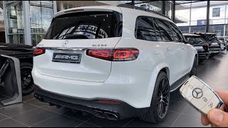 2021 Mercedes GLS 63 AMG (634hp) | SOUND, Startup, Interior and Exterior | 4K filmed.