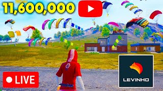 🔴Levinho 11,600,000 SUBSCRIBERS PUBG MOBILE🔴