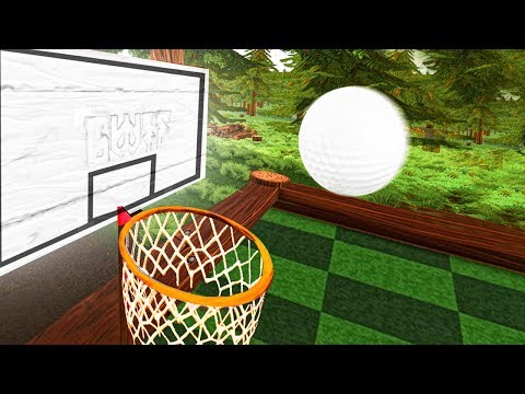 WORLDS HARDEST GOLF BASKETBALL LONGSHOTS! (Golf With Friends Funny Moments)