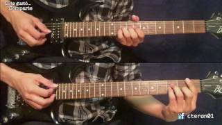 Video thumbnail of "Chofercito Carretero - Los Shapis Tutorial/Cover Guitarra"