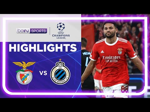 Benfica 5-1 Club Brugge | Champions League 22/23 Match Highlights