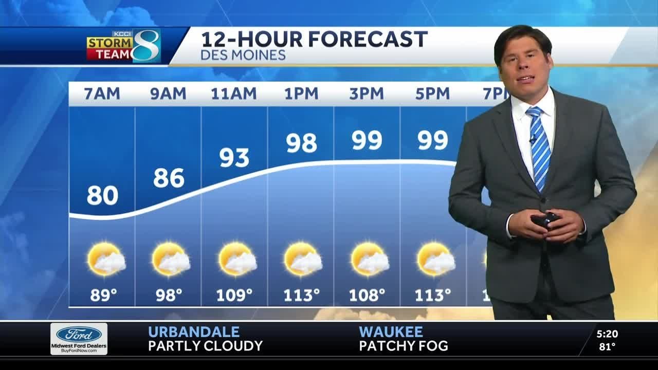 Two more hot days before relief starts to move in - YouTube