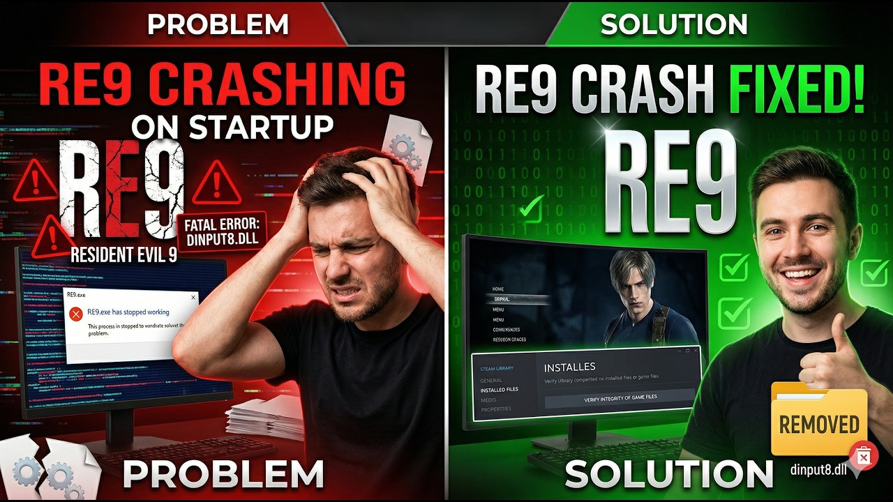 How to Fix RE9 Crashing on Startup & Launch Issues - YouTube