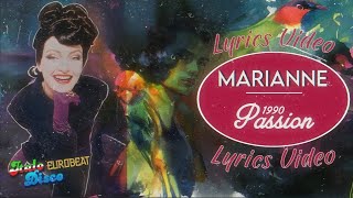 Marianne - Passion [Lyrics Video] #italodisco #1980s #retro #eurobeat