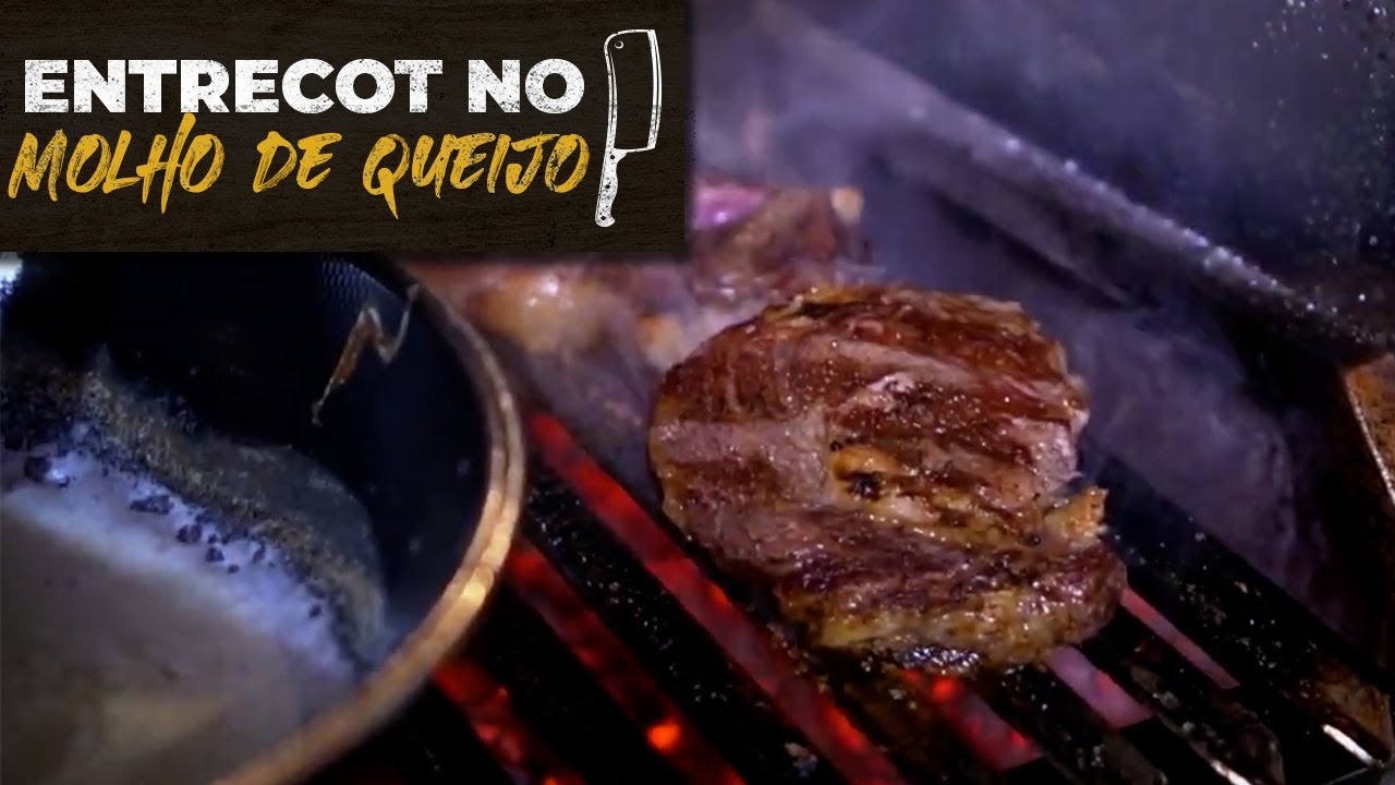 Como preparar o entrecot assado ao molho de queijo | Embaixador do Churrasco