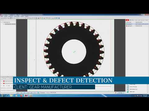 [Machine Vision System] - Detect Detection: Gear Manufacturer - YouTube