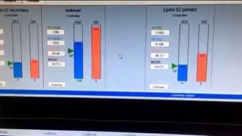 O2 Controlled garn 15 minutes into burn, pid control at set point and disturbance rejection