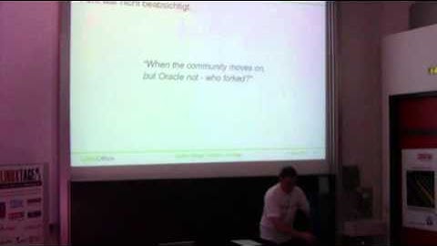 Grazer Linuxtage 2011: LibreOffice - Die Freiheit, die ich meine...