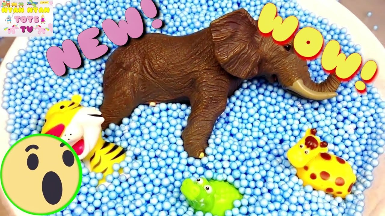 What Animals are These? Learn Colors with Farm,Wild Animals,Toy for