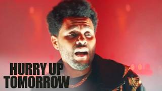 The Weeknd Loses His Voice on Stage | Hurry Up Tomorrow | The Weeknd (Abel Tesfaye), Jenna Ortega